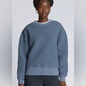 Everlane Sherpa fleece sweatshirt size S